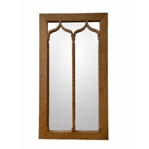 Antique Window Frame Mirror 33" x 61"
