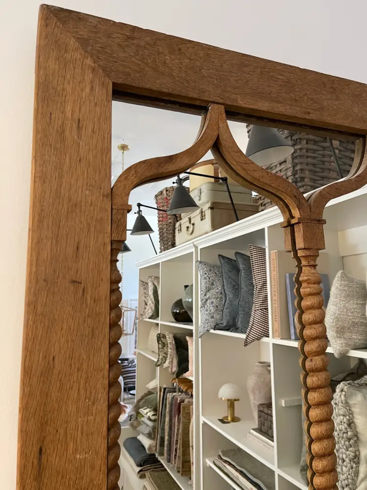 Antique Window Frame Mirror 33" x 61"
