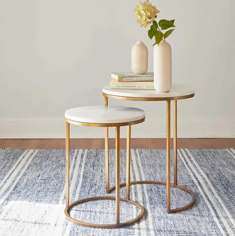 Malta Blue Woven Wool Rug (2x3 & 2.5x8 in stock)