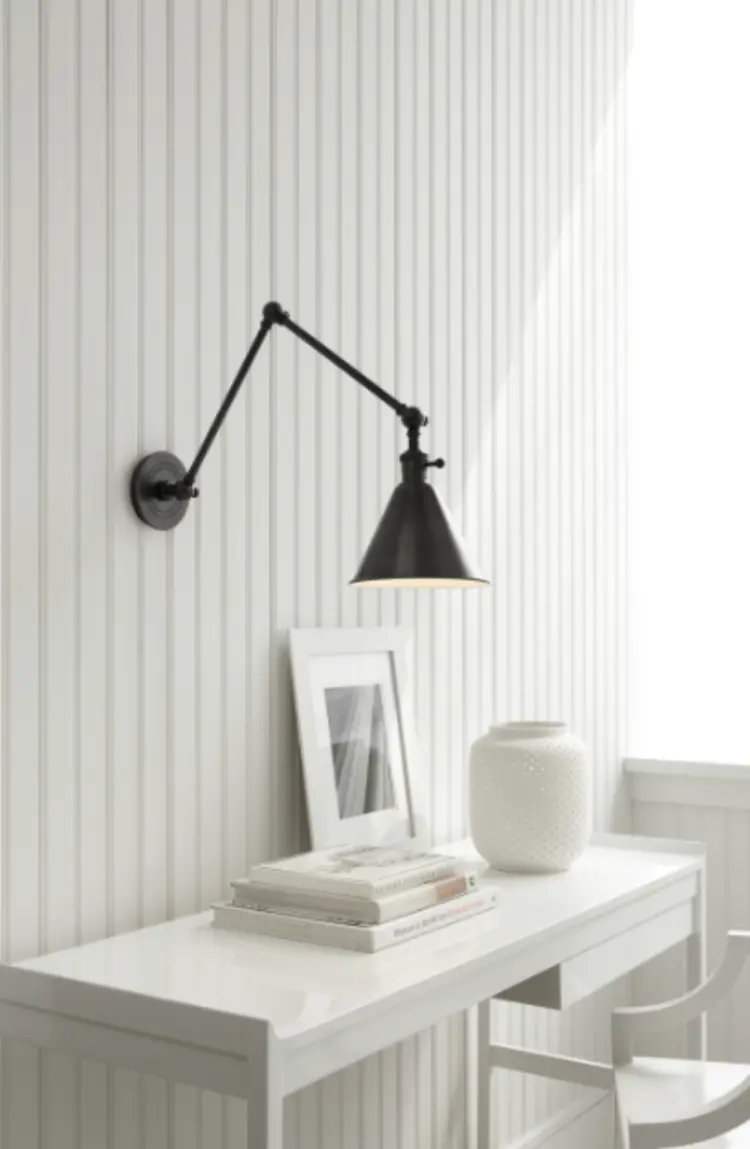 Boston Functional Double Arm Library Light (showroom display)