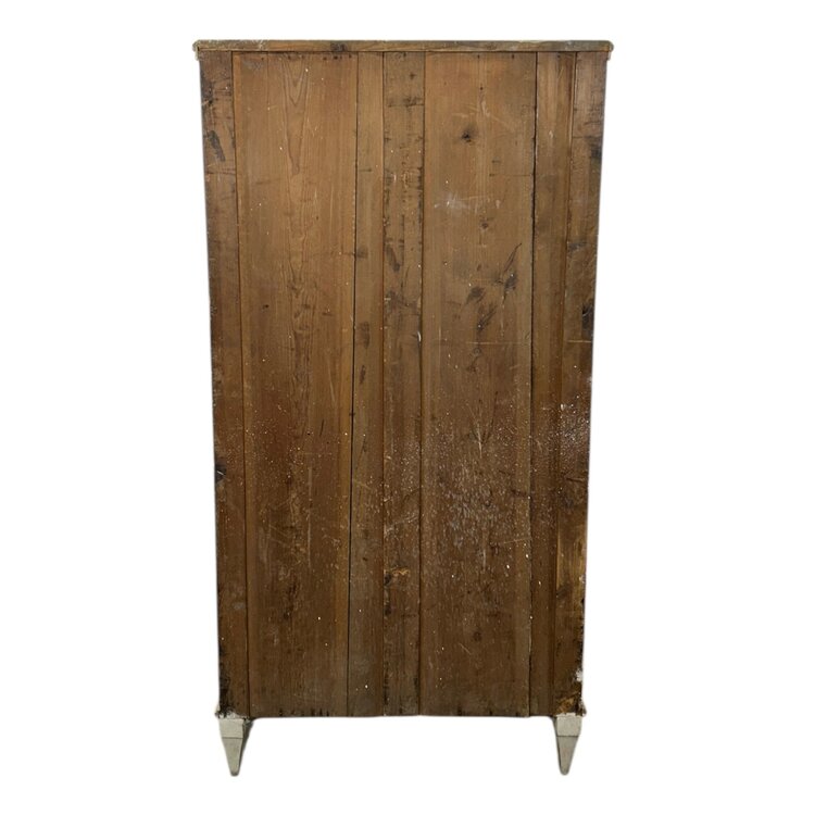 Antique Gustavian Grey Wardrobe