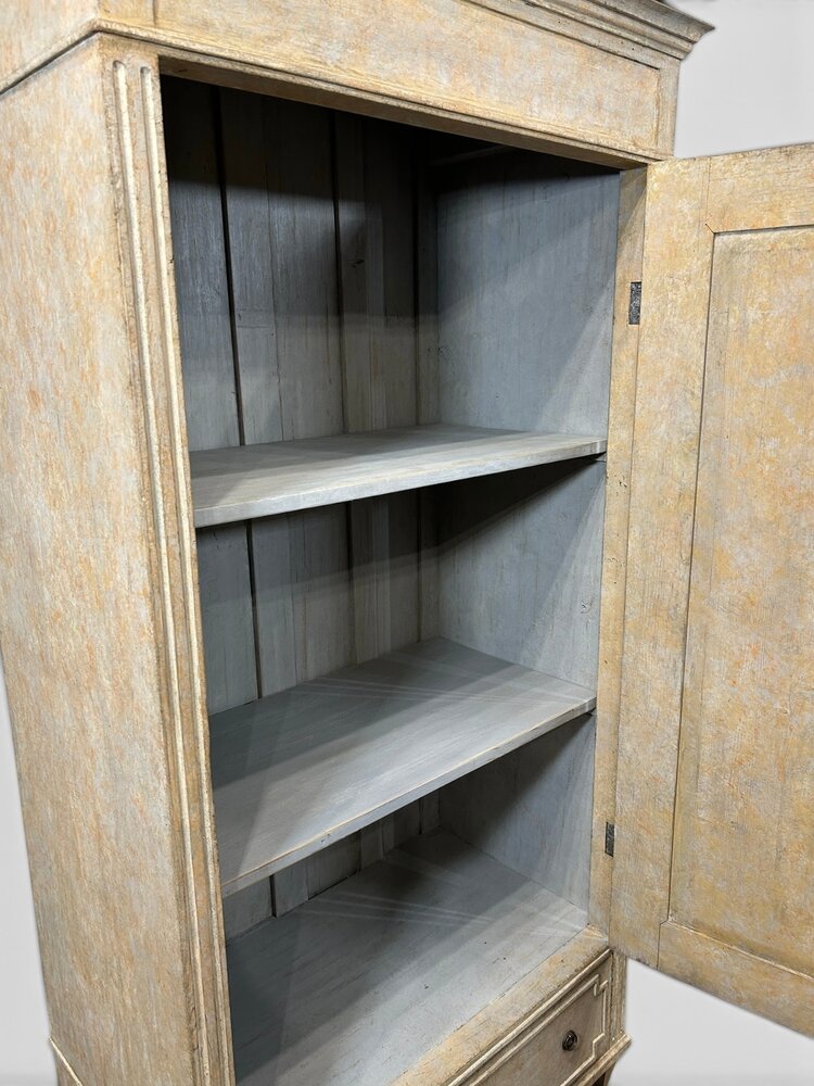 Antique Swedish Single-Door Wardrobe