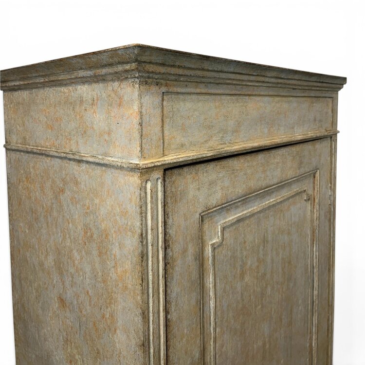 Antique Swedish Cream Wardrobe