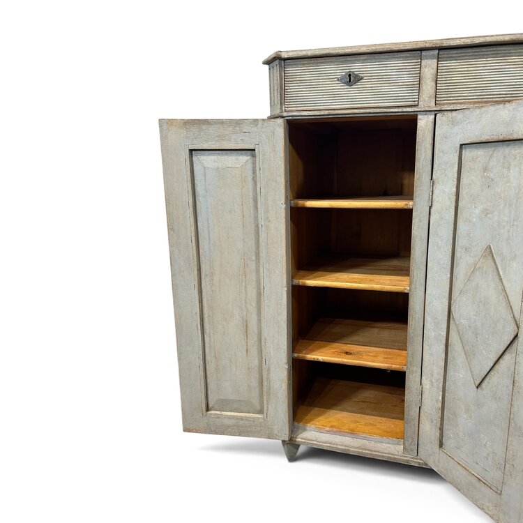 Antique Swedish Sideboard 4 door
