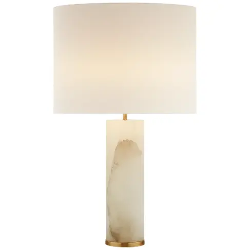 Lineham Table Lamp in Alabaster