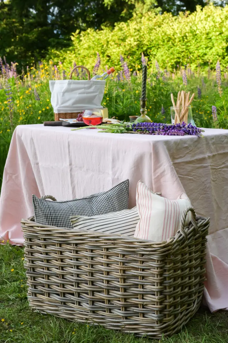 Left Bank Stripe Cushion - Pink Stripe