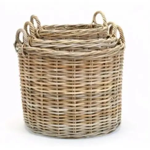 Utility Rattan Round Basket