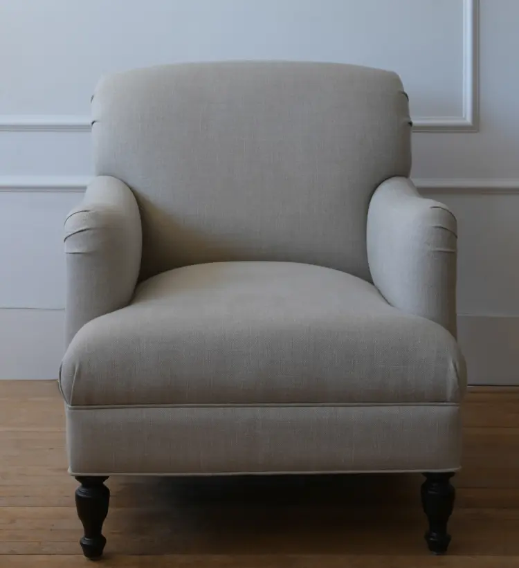Cotswolds Chair by Gild & Co. in Solid Linen