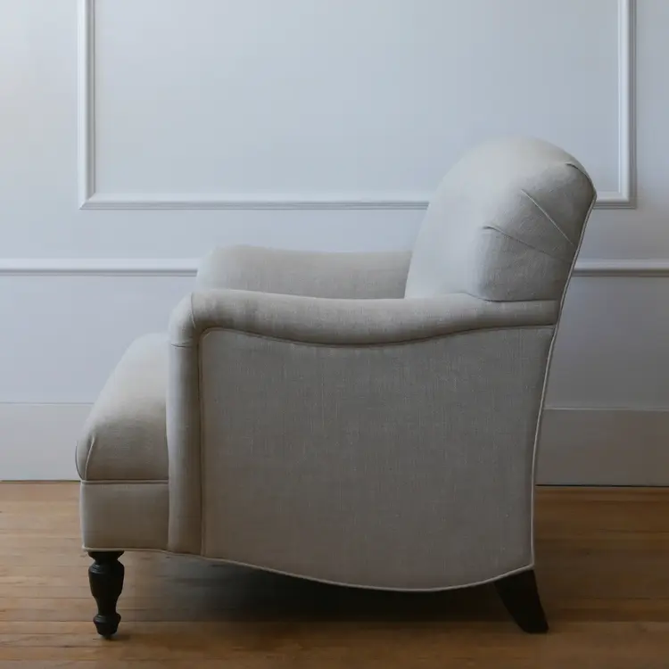 Cotswolds Chair by Gild & Co. in Solid Linen
