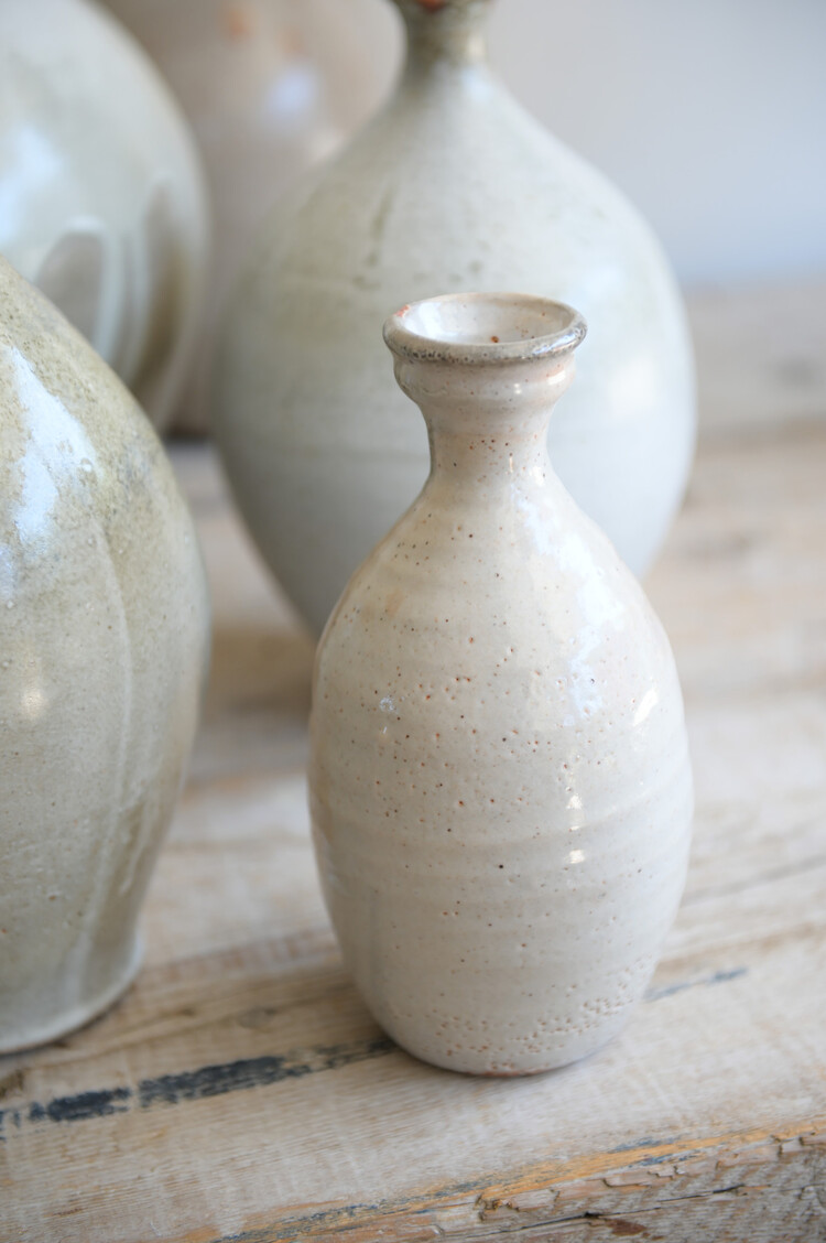 Christer Myrberg Pottery Bottle in Japanese Mingei Style