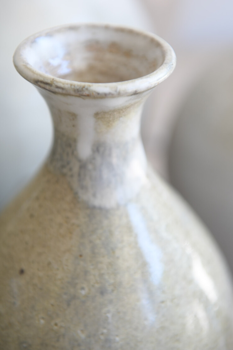 Christer Myrberg Small Grey Bottle Vase