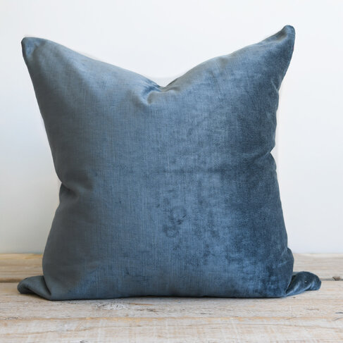Bérengère Leroy Tsar Velvet Cushion in Abyss