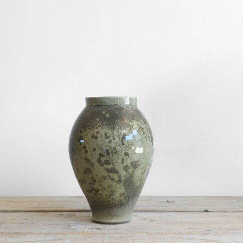 Christer Myrberg Tall Speckled Vase