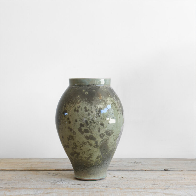 Christer Myrberg Tall Speckled Vase
