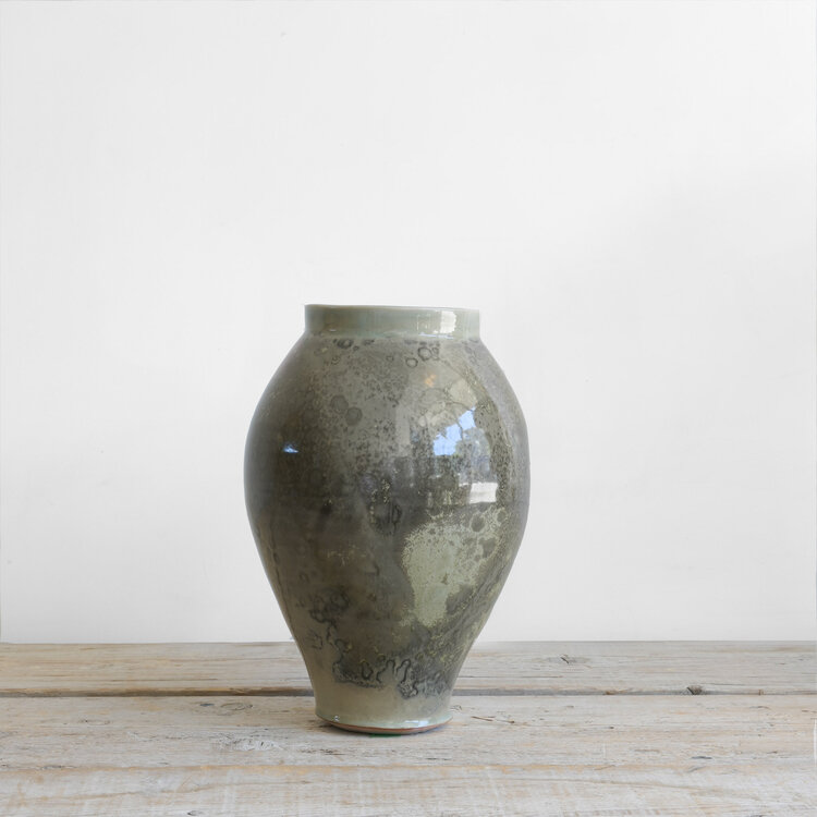 Christer Myrberg Tall Speckled Vase