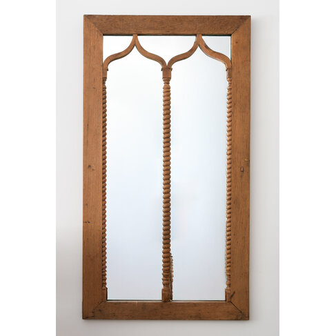 Antique Window Frame Mirror 33" x 61"