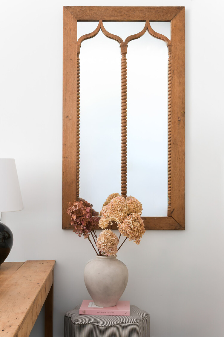 Antique Window Frame Mirror 33" x 61"