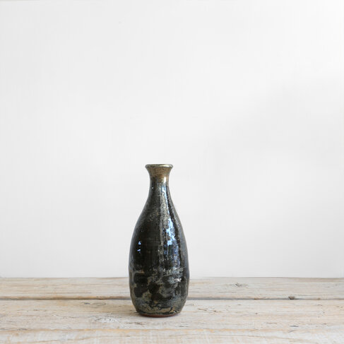 Christer Myrberg Small Bottle Vase in Japanese Mingei Style