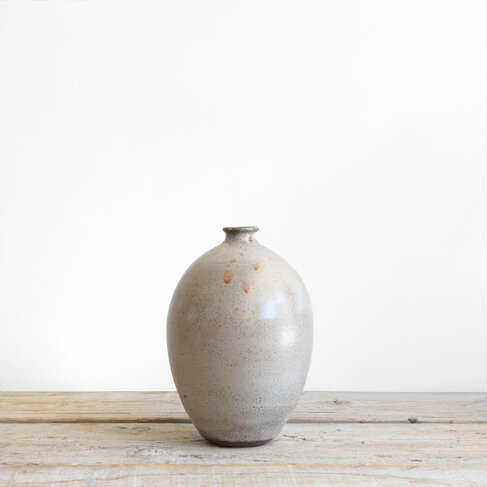 Christer Myrberg Round Rustic Bottle Vase