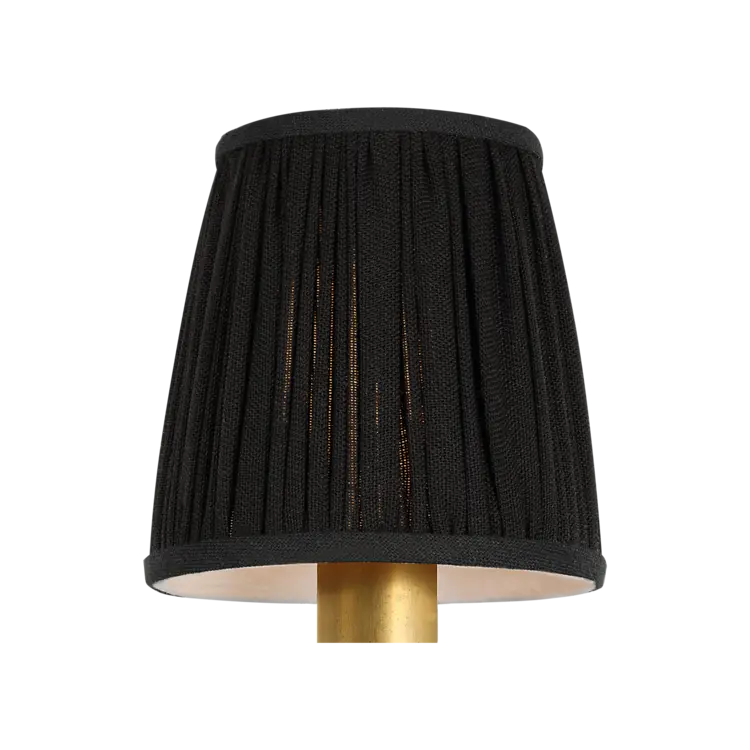 4" Pleated Clip shade