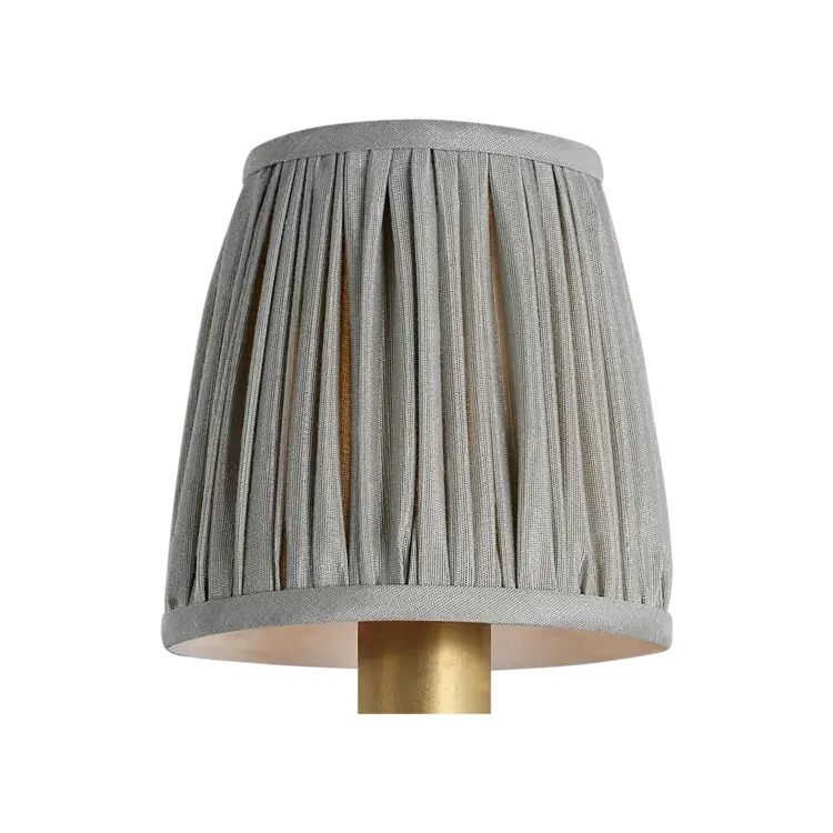 4" Pleated Clip shade