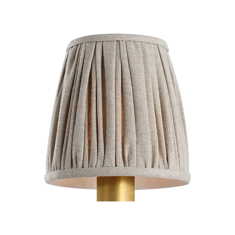 4" Pleated Clip shade