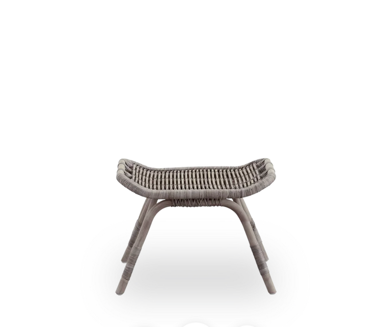 Monet Footstool in Taupe with Cushion