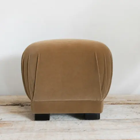 Gild Mushroom Footstool in Mohair