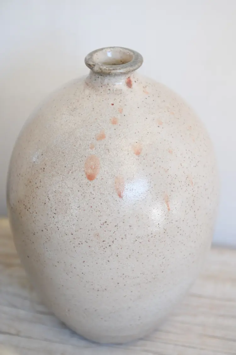 Round Rustic Bottle Pottery Vase