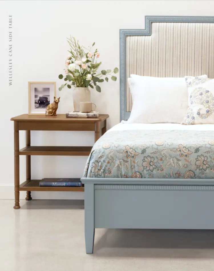 Wellesley Cane Side Table or Nightstand