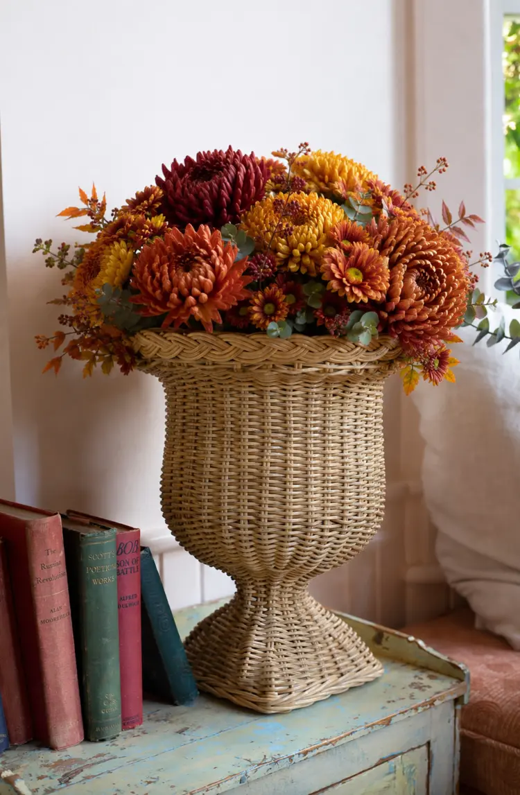 Fitrit Rattan Urn Planter (2 sizes)