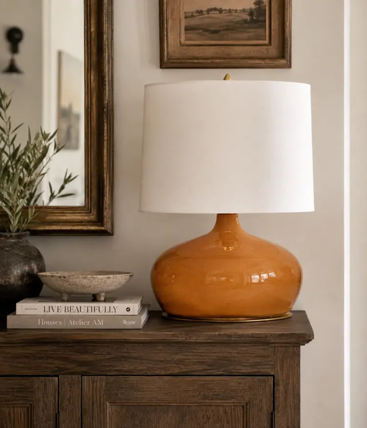 Olinda Low Table Lamp in 17" or 24"