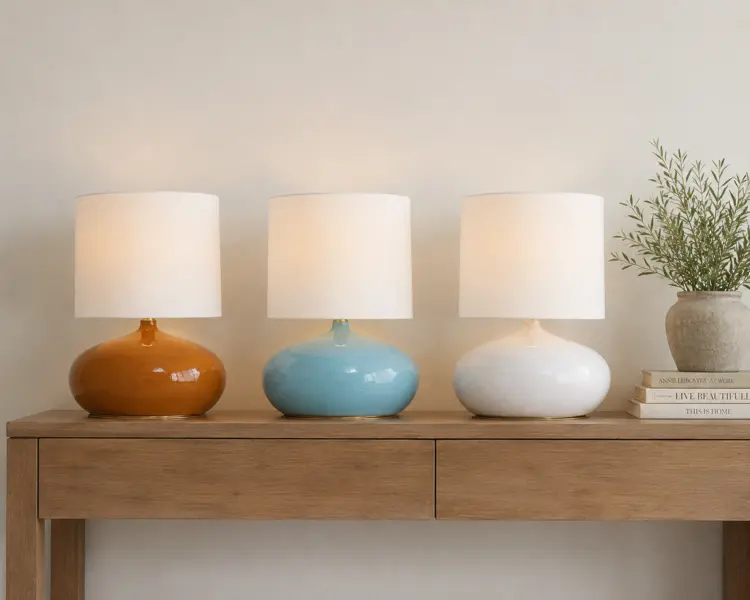 Olinda Low Table Lamp in 17" or 24"