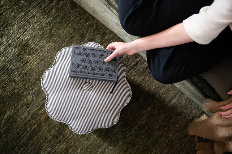 George Footstool in Burnley Overdye Evers/Black