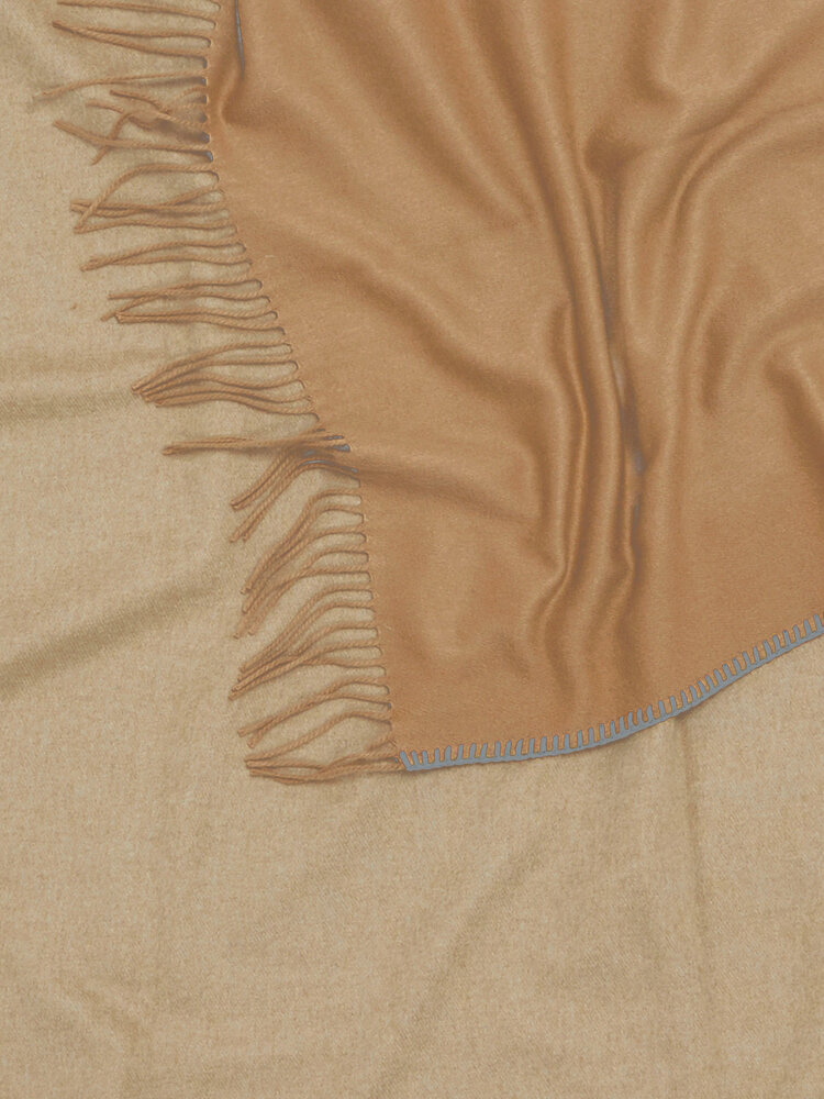 Melrose Two-Tone Cashmere Throw
