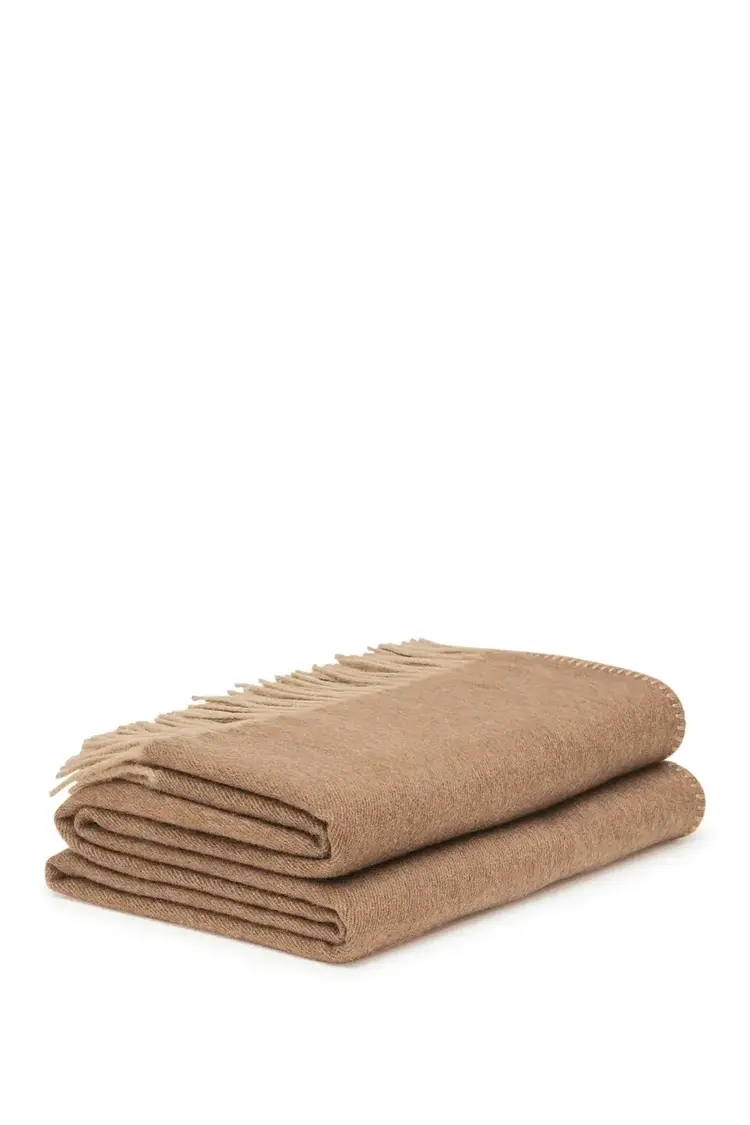 Melrose Two-Tone Cashmere Throw