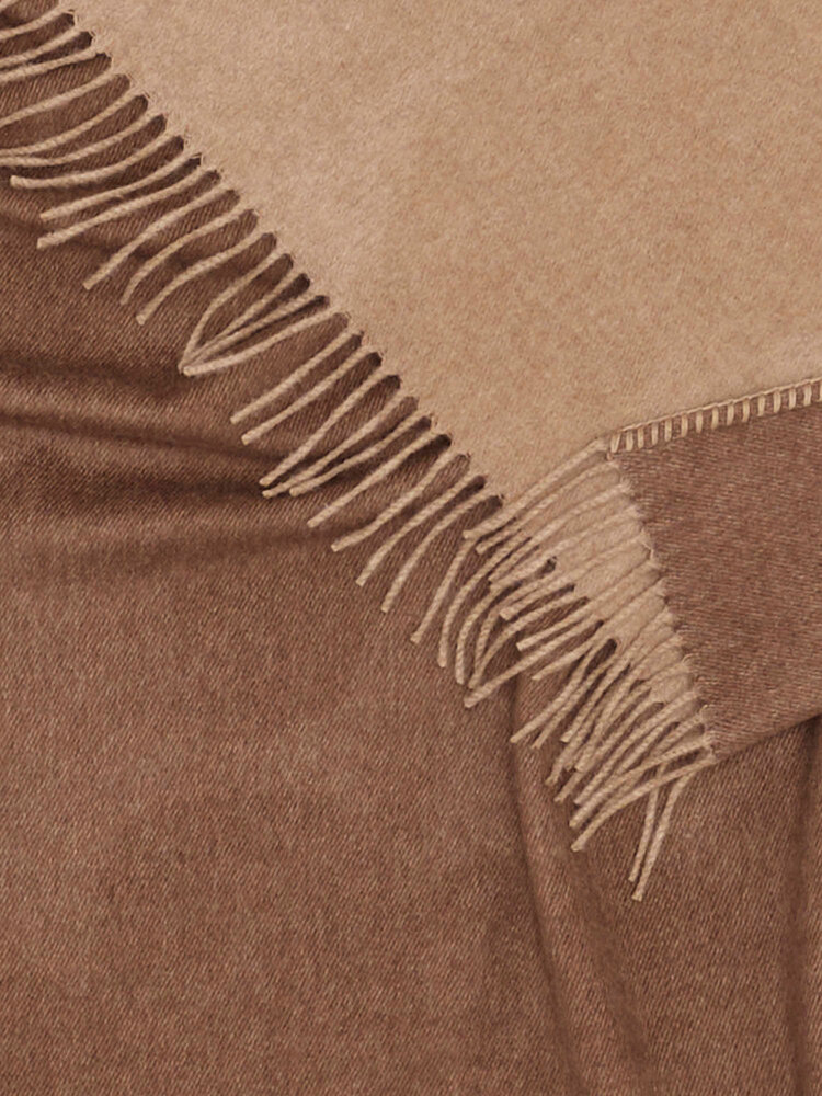 Melrose Two-Tone Cashmere Throw