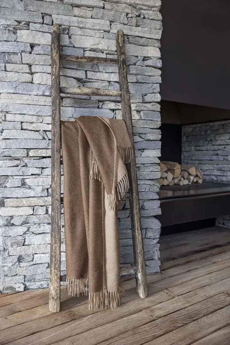 Melrose Two-Tone Cashmere Throw