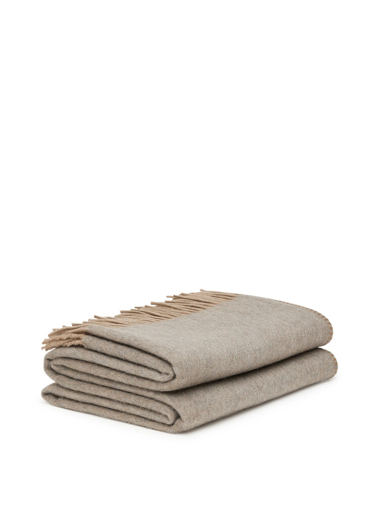 Melrose Two-Tone Cashmere Throw