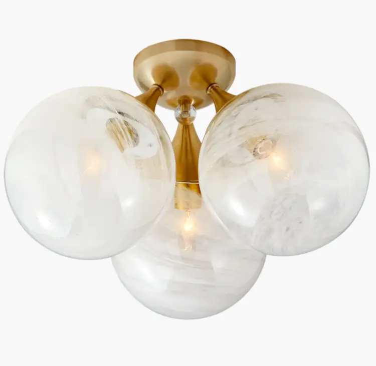 Cristol Flush Mount - single or triple or 43"