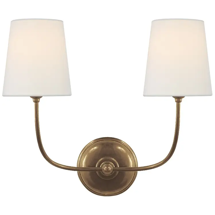 Vendome Double Sconce by Visual Comfort