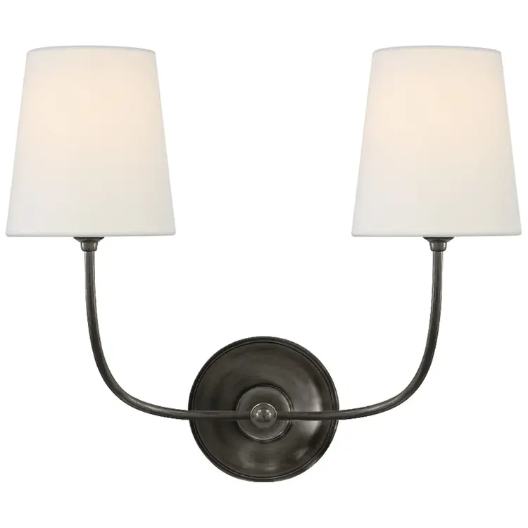 Vendome Double Sconce by Visual Comfort