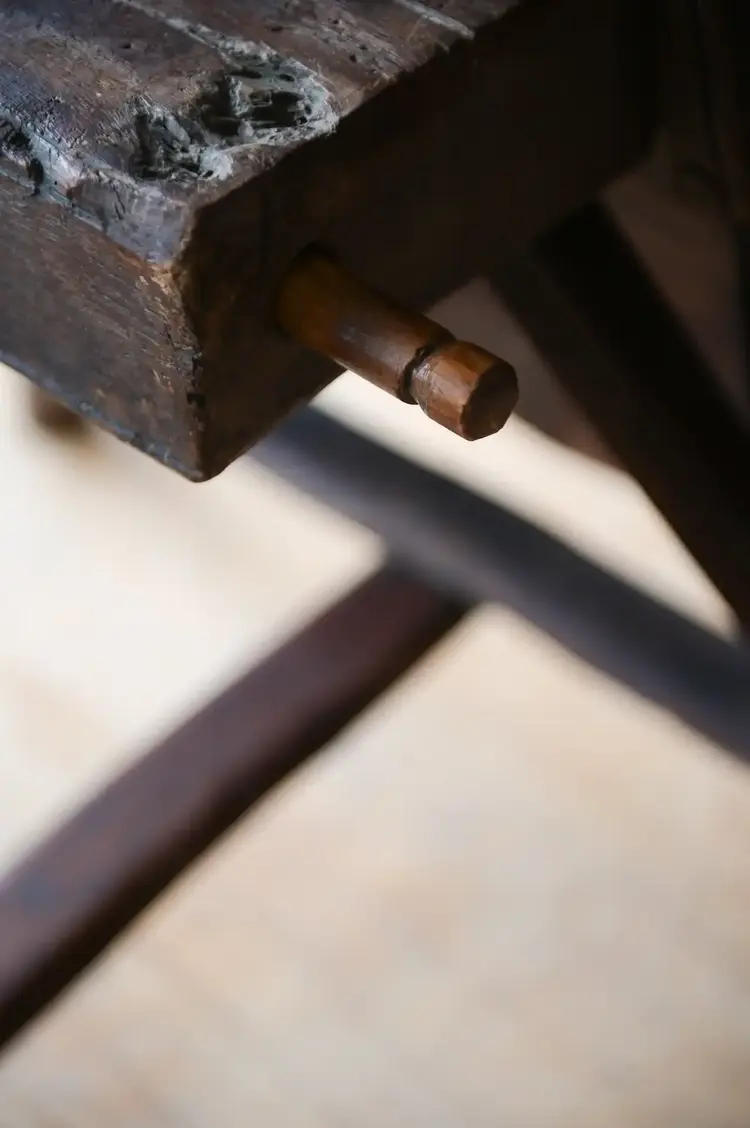 18th Century Welsh Cricket Table - Farmhouse Style
