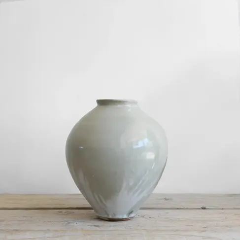 Large Round Moon Jar
