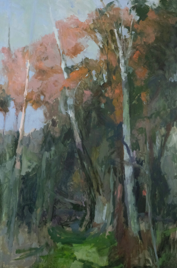 'Singing Trees' oil painting