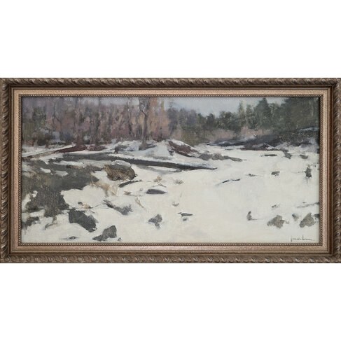 'Canyon Creek in Snow' painting