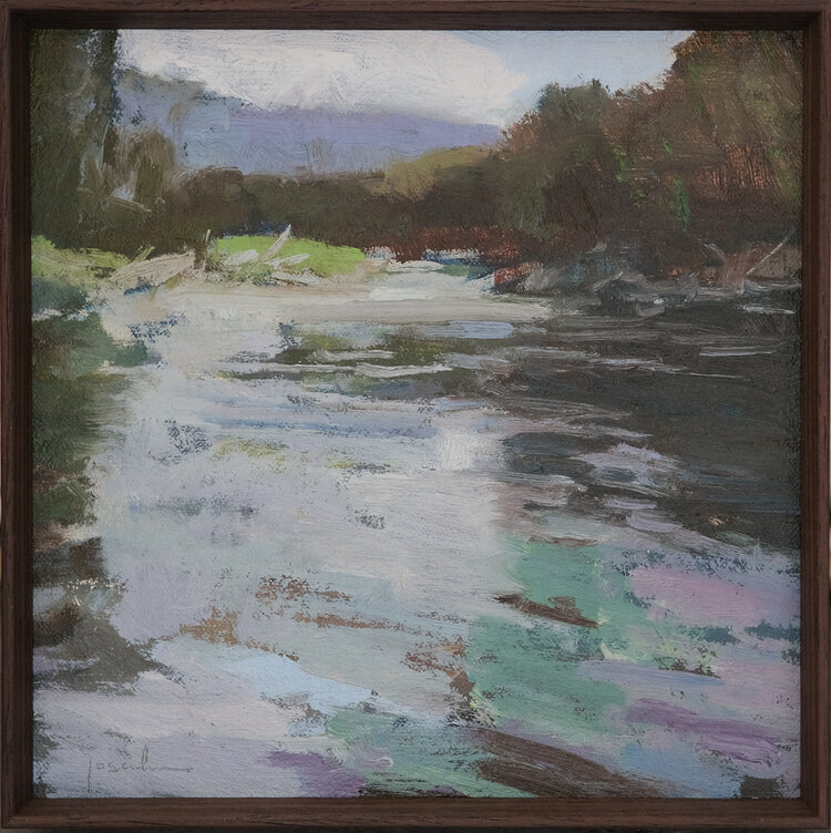 River Float oil painting by Maria Josenhans