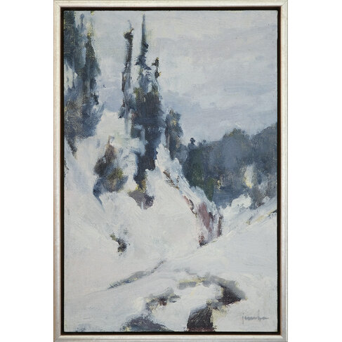 'Silver Slopes' painting