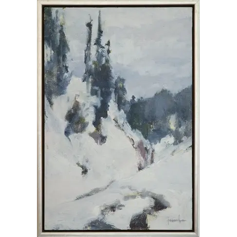 'Silver Slopes' painting