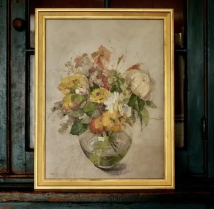 ‘Reverie’ oil painting by Shirley Claire Williams